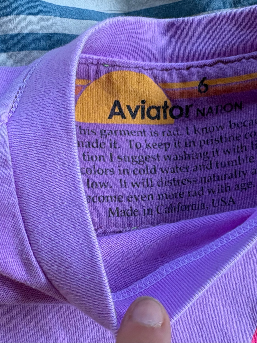 Girls Size 6 Aviator Nation T Shirts - Picture 3 of 5